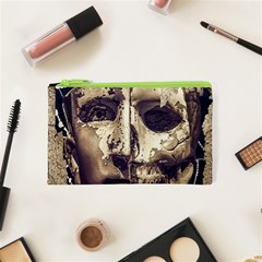 Creepy Photo Collage Artwork Cosmetic Bag (xs) by dflcprintsclothing