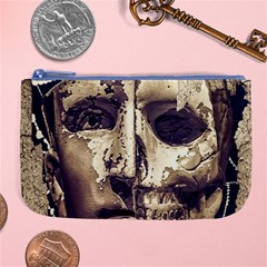 Creepy Photo Collage Artwork Large Coin Purse