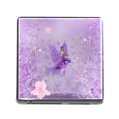 Fairy With Fantasy Bird Memory Card Reader (square 5 Slot) by FantasyWorld7