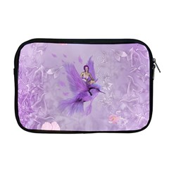 Fairy With Fantasy Bird Apple Macbook Pro 17  Zipper Case by FantasyWorld7