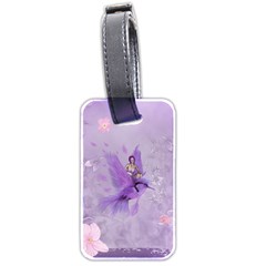 Fairy With Fantasy Bird Luggage Tags (two Sides) by FantasyWorld7