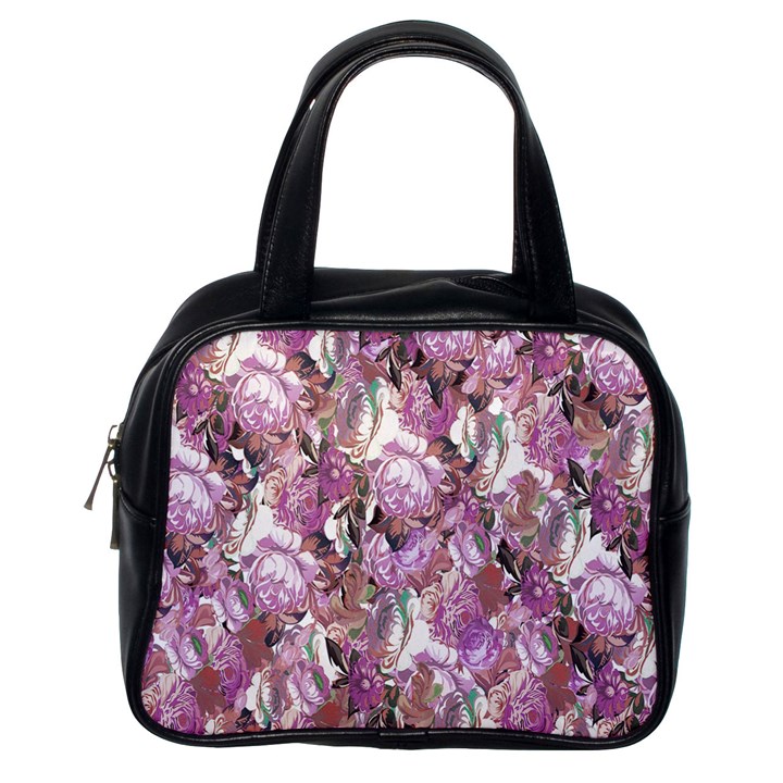 Romantic Pink Flowers Classic Handbag (One Side)