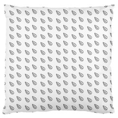 Leaves Plot Background Standard Flano Cushion Case (one Side) by Mariart