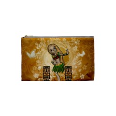 Cute Littel Island Girl Cosmetic Bag (small) by FantasyWorld7