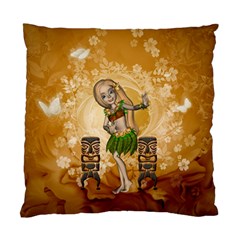 Cute Littel Island Girl Standard Cushion Case (one Side) by FantasyWorld7