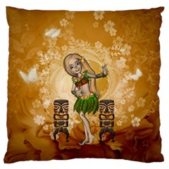 Cute Littel Island Girl Standard Flano Cushion Case (one Side) by FantasyWorld7