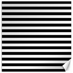 Black Stripes Canvas 12  X 12  by snowwhitegirl