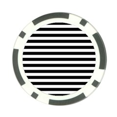 Black Stripes Poker Chip Card Guard by snowwhitegirl