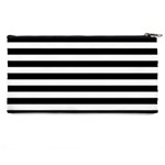 Black Stripes Pencil Cases Back