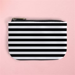 Black Stripes Mini Coin Purse by snowwhitegirl