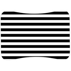 Black Stripes Velour Seat Head Rest Cushion by snowwhitegirl