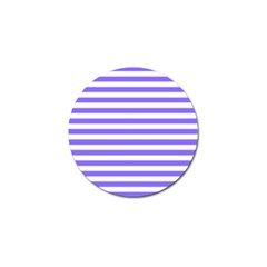 Lilac Purple Stripes Golf Ball Marker by snowwhitegirl