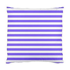 Lilac Purple Stripes Standard Cushion Case (two Sides) by snowwhitegirl