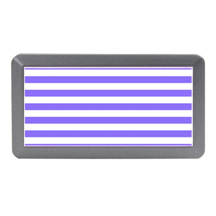 Lilac Purple Stripes Memory Card Reader (Mini)