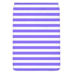 Lilac Purple Stripes Removable Flap Cover (l) by snowwhitegirl