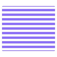 Lilac Purple Stripes Double Sided Flano Blanket (small)  by snowwhitegirl