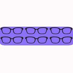 Nerdy Glasses Purple Large Bar Mats by snowwhitegirl