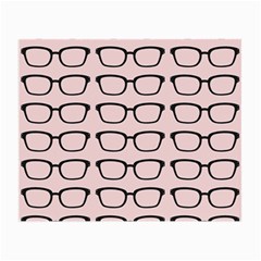 Nerdy Glasses Pink Small Glasses Cloth by snowwhitegirl