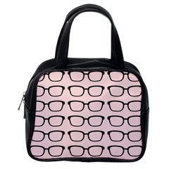 Nerdy Glasses Pink Classic Handbag (one Side) by snowwhitegirl