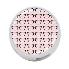 Nerdy Glasses Pink 4-port Usb Hub (two Sides) by snowwhitegirl