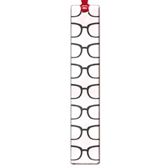 Nerdy Glasses Pink Large Book Marks by snowwhitegirl