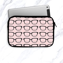 Nerdy Glasses Pink Apple Ipad Mini Zipper Cases by snowwhitegirl