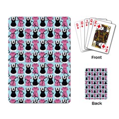 Waitress Uniform Dresses Nerdy Glasses Pattern Blue Playing Cards Single Design by snowwhitegirl