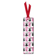 Waitress Uniform Dresses Nerdy Glasses Pattern Pink Small Book Marks by snowwhitegirl