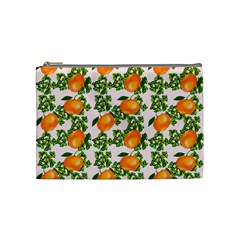 Citrus Tropical Orange Pink Cosmetic Bag (medium) by snowwhitegirl