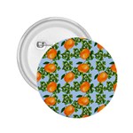 Citrus Tropical Orange Blue 2.25  Buttons Front