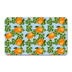 Citrus Tropical Orange Blue Magnet (rectangular) by snowwhitegirl