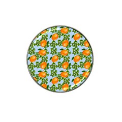 Citrus Tropical Orange Blue Hat Clip Ball Marker (4 Pack) by snowwhitegirl