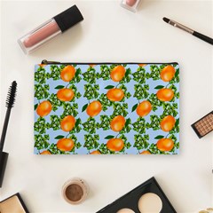 Citrus Tropical Orange Blue Cosmetic Bag (medium) by snowwhitegirl