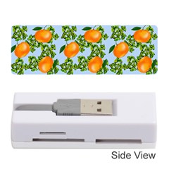 Citrus Tropical Orange Blue Memory Card Reader (stick) by snowwhitegirl