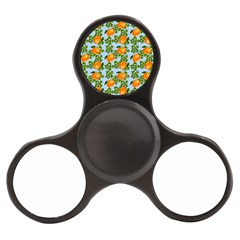 Citrus Tropical Orange Blue Finger Spinner by snowwhitegirl