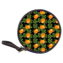 Citrus Tropical Orange Black Classic 20-cd Wallets by snowwhitegirl