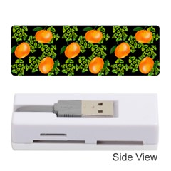 Citrus Tropical Orange Black Memory Card Reader (stick) by snowwhitegirl