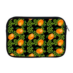 Citrus Tropical Orange Black Apple Macbook Pro 17  Zipper Case