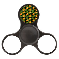 Citrus Tropical Orange Black Finger Spinner by snowwhitegirl