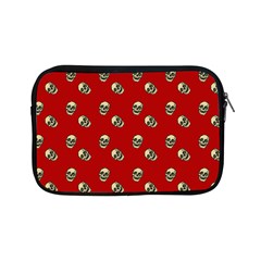 Skull Red Pattern Apple Ipad Mini Zipper Cases by snowwhitegirl