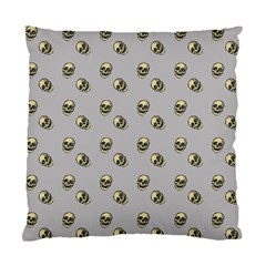 Skull Grey Pattern Standard Cushion Case (two Sides) by snowwhitegirl