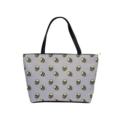 Skull Grey Pattern Classic Shoulder Handbag by snowwhitegirl