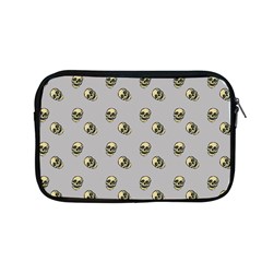 Skull Grey Pattern Apple Macbook Pro 13  Zipper Case by snowwhitegirl