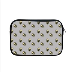 Skull Grey Pattern Apple Macbook Pro 15  Zipper Case by snowwhitegirl