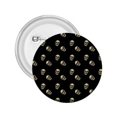 Skull Black Pattern 2 25  Buttons by snowwhitegirl