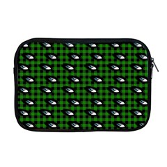 Eyes Green Plaid Apple Macbook Pro 17  Zipper Case by snowwhitegirl