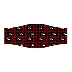 Eyes Red Plaid Stretchable Headband by snowwhitegirl