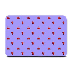 Candy Apple Lilac Pattern Small Doormat  by snowwhitegirl