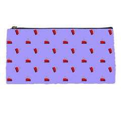 Candy Apple Lilac Pattern Pencil Cases by snowwhitegirl