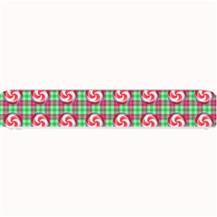 Peppermint Candy Green Plaid Small Bar Mats by snowwhitegirl